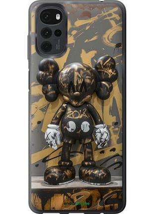 Чехол на motorola g22 bronze kaws "6097u-2681-10746"
