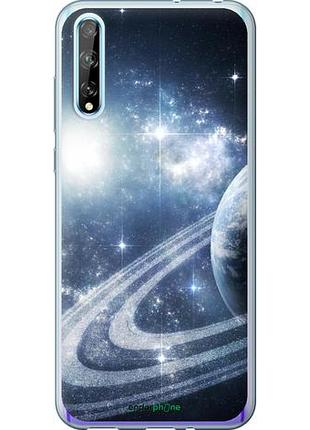 Чехол на huawei p smart s кольца сатурна "173u-1813-10746"