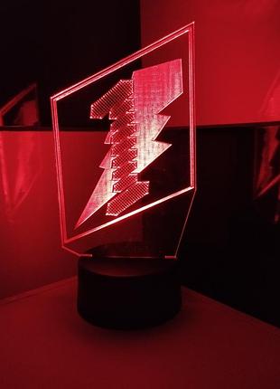 3d-светильник шеврон 1 бат 5 ошбр окрема штурмова бригада, 3д-ночник, несколько подсветок (батарейка+220в)