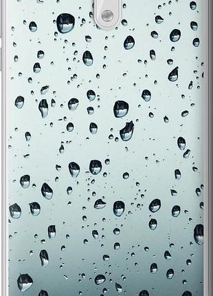 Чехол на nokia 3 стекло в каплях "848u-818-10746"