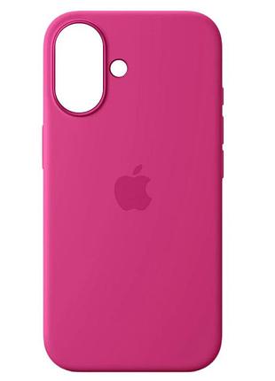 Чохол fiji silicone case для apple iphone 16 бампер накладка soft touch з мікрофіброю dragon fruit