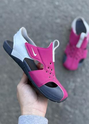 Босоножки nike детские sunray protect 31 размер розовые оригинал на девочку