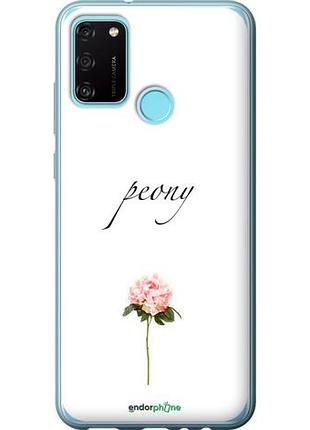 Чехол на huawei honor 9a пион "4366u-1900-10746"