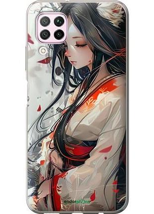 Чехол на huawei nova 6se кицуне "6073u-1823-10746"