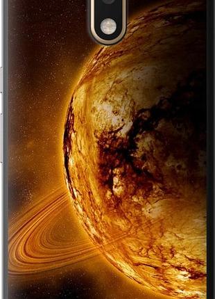 Чохол на motorola moto g4 жовтий сатурн "170u-511-10746"
