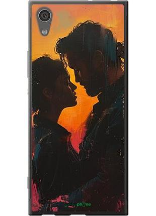 Чехол на sony xperia xa1 g3112 любовь на полотне "6067u-964-10746"