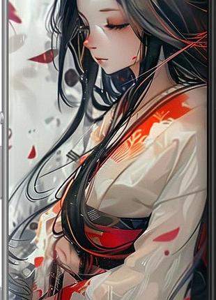 Чехол на sony xperia m5 e5633 кицуне "6073u-217-10746"