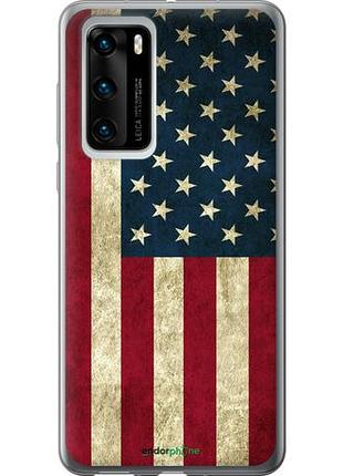 Чехол на huawei p40 флаг сша "395u-1840-10746"