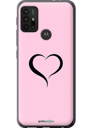 Чехол на motorola moto g10 сердце 1 "4730u-2319-10746"