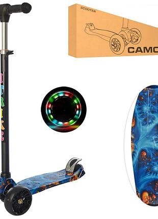 Самокат дитячий maxi itrike jr 3-060-22-wp3 триколісний