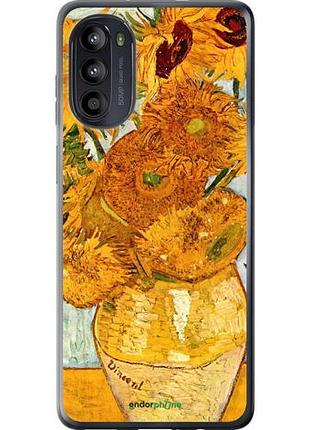 Чохол на motorola moto g52 вінсент ван гог. соняшники "162u-2691-10746"