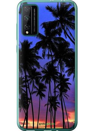 Чехол на huawei honor play 4t pro пальмы "4324u-1914-10746"