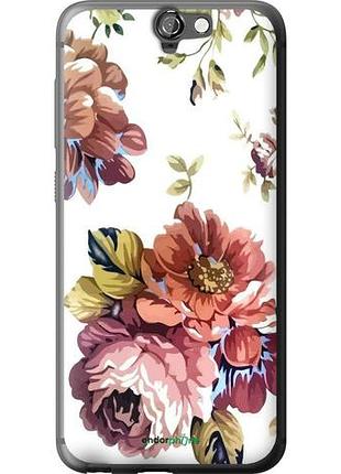 Чехол на htc one a9 vintage flowers "4333u-156-10746"