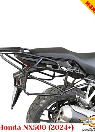 Honda nx500 (2024+) цельносварная багажная система для кофров givi / kappa monokey system
