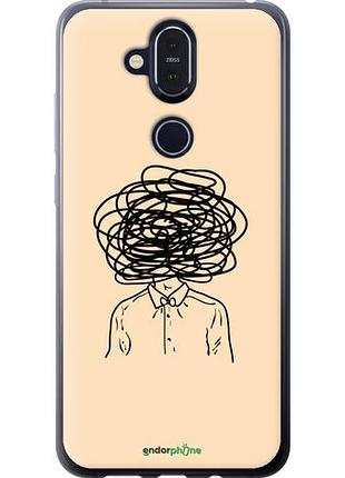 Чехол на nokia 8.1 мысли "4568u-1620-10746"