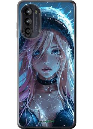Чохол на motorola moto g52 аніме-діва під дощем "6120u-2691-10746"