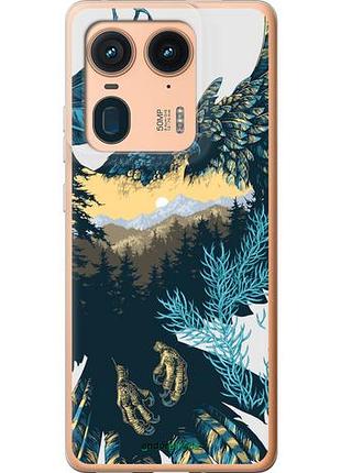 Чехол на motorola moto x50 ultra арт-орел на фоне природы "3983u-3866-10746"
