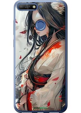 Чехол на huawei honor 7a pro кицуне "6073u-1440-10746"
