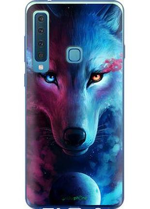 Чехол на samsung galaxy a9 (2018) арт-волк "3999u-1503-2448"