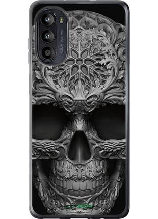 Чехол на motorola moto g52 skull-ornament "4101u-2691-10746"