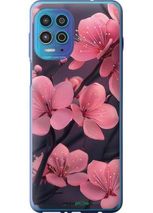 Чехол на motorola edge s пурпурная сакура "6075u-2860-2448"