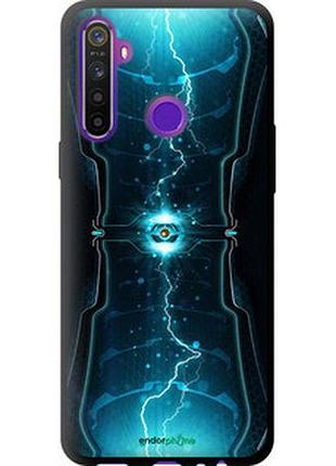 Чехол на realme 6i молнии в цилиндре "120b-2059-2448"