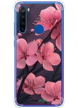 Чехол на xiaomi redmi note 8t пурпурная сакура "6075sp-1818-2448"