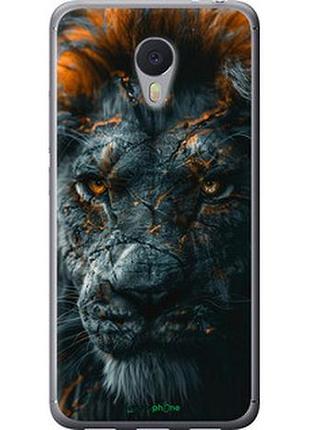 Чохол на meizu m3 note плам'яний лев "6153t-256-2448"