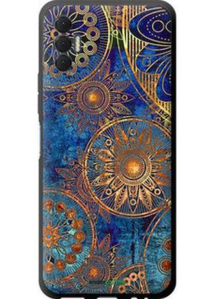 Чехол на tecno spark 8p kg7n золотой узор "678b-2526-2448"