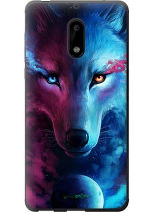 Чехол на nokia 6 арт-волк "3999u-898-2448"