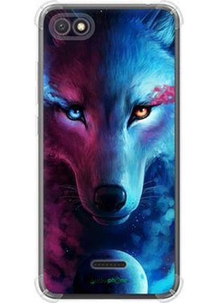 Чехол на xiaomi redmi 6a арт-волк "3999sp-1531-2448"