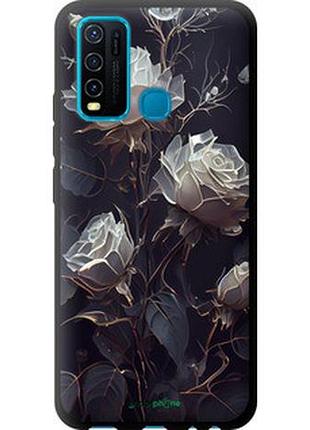 Чехол на vivo y30 розы 2 "5550b-2154-2448"
