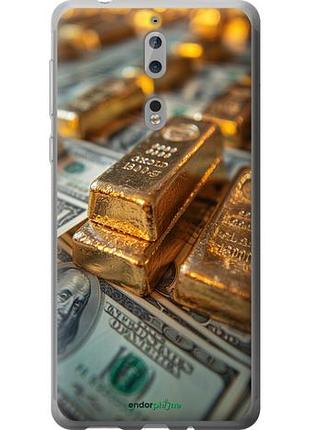 Чохол на nokia 8 слитки та долари "6105u-1115-10746"
