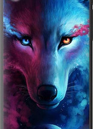 Чехол на htc desire 816 арт-волк "3999u-169-2448"