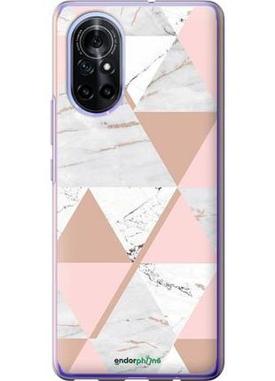 Чехол на huawei nova 8 мраморная симметрия "4344u-2245-10746"