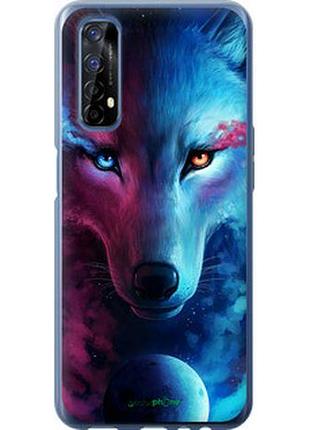 Чехол на realme 7 арт-волк "3999t-2081-2448"