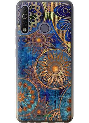 Чохол на tecno camon 12 air cc6 золотий візерунок "678u-2389-2448"