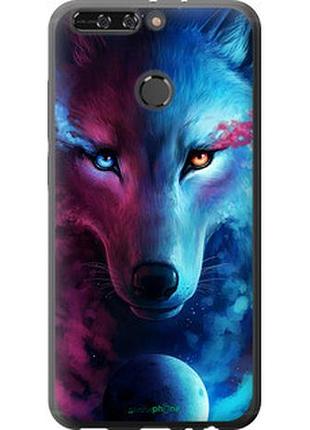 Чехол на huawei honor v9 / honor 8 pro арт-волк "3999u-1246-2448"