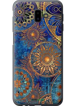 Чехол на samsung galaxy j6 plus 2018 золотой узор "678t-1586-2448"