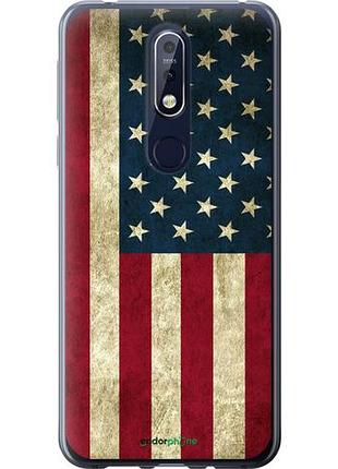Чохол на nokia 7.1 прапор сша "395u-1593-10746"