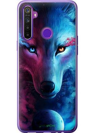 Чехол на realme 5 арт-волк "3999t-1862-2448"