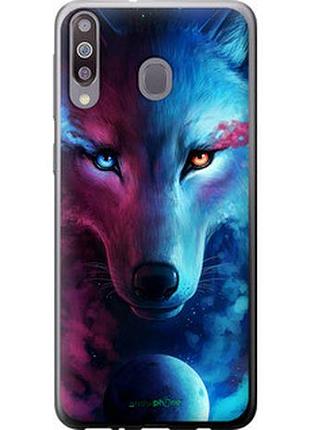 Чехол на samsung galaxy a40s a3050 арт-волк "3999t-2058-2448"