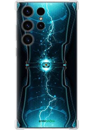 Чехол на samsung galaxy s23 ultra молнии в цилиндре "120sp-2906-2448"