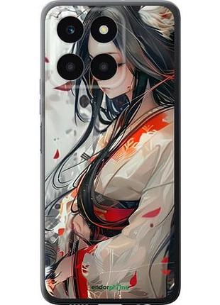 Чехол на huawei honor x6a кицуне "6073u-3340-10746"