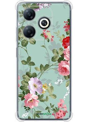 Чехол на tecno spark 20 цветочные обои 2 "862sp-3435-2448"