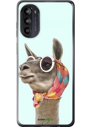 Чехол на motorola moto g52 модная лама "4479u-2691-10746"