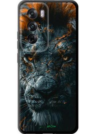 Чохол на oppo reno12 5g плам'яний лев "6153b-3742-2448"