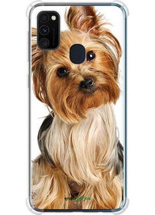 Чехол на samsung galaxy m21 m215f йоркширский терьер с хвостиком "930sp-2016-2448"