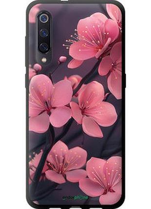 Чехол на xiaomi mi9 пурпурная сакура "6075b-1648-2448"