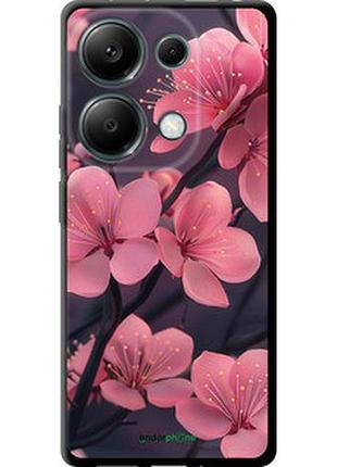 Чехол на xiaomi redmi note 13 pro 4g пурпурная сакура "6075b-3653-2448"